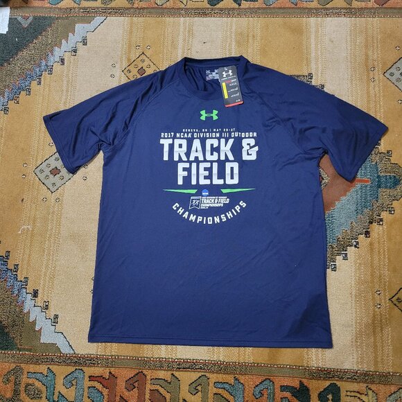 Under Armour HG Heat Gear 2017 NCAA Division III 3 Track & Field Championship Sh - Picture 2 of 7